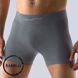 Boxerky Bamboo dlhšia nohavička Grey