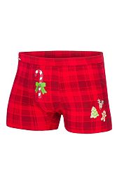Červené boxerky Candy Cane