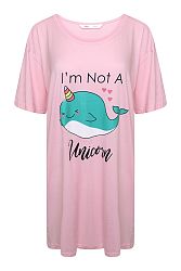 Dámska nočná košeľa Unicorn