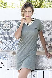 Dámske letné šaty Corfu khaki