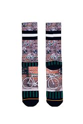 Pánske hnedo-zelené ponožky Fixie