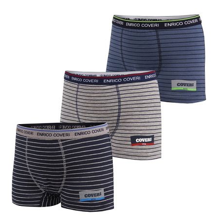 3 pack chlapčenských boxeriek E. COVERI 4079