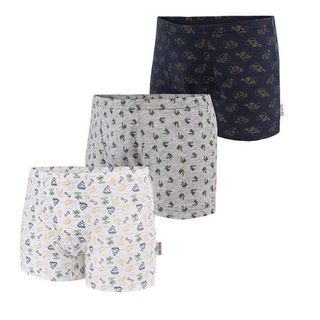3 pack chlapčenských boxeriek Tropic