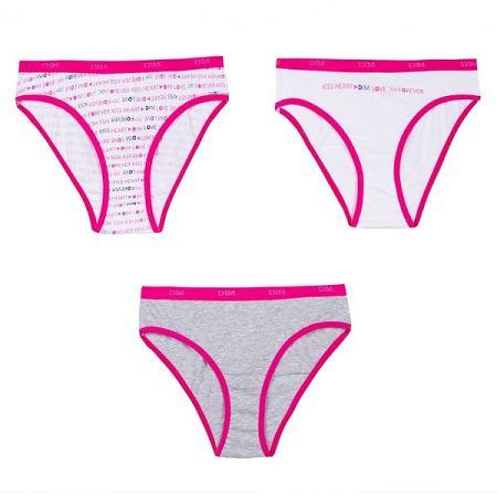 3 pack dievčenských nohavičiek DIM Laura