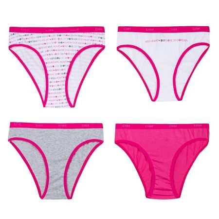 4 pack dievčenských nohavičiek DIM Rosa