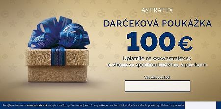 Darčeková poukážka 100 EUR