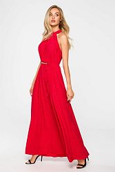 Červené trblietavé šaty M721