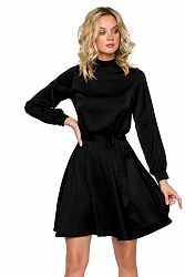 Čierne krátke šaty K157