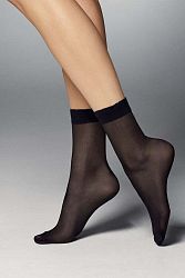 Čierne silonkové ponožky Bella 20DEN