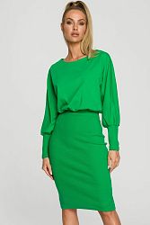 Zelené midi šaty M690