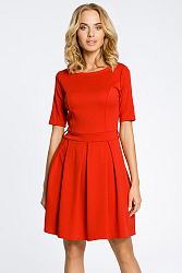 Červené šaty MOE 018